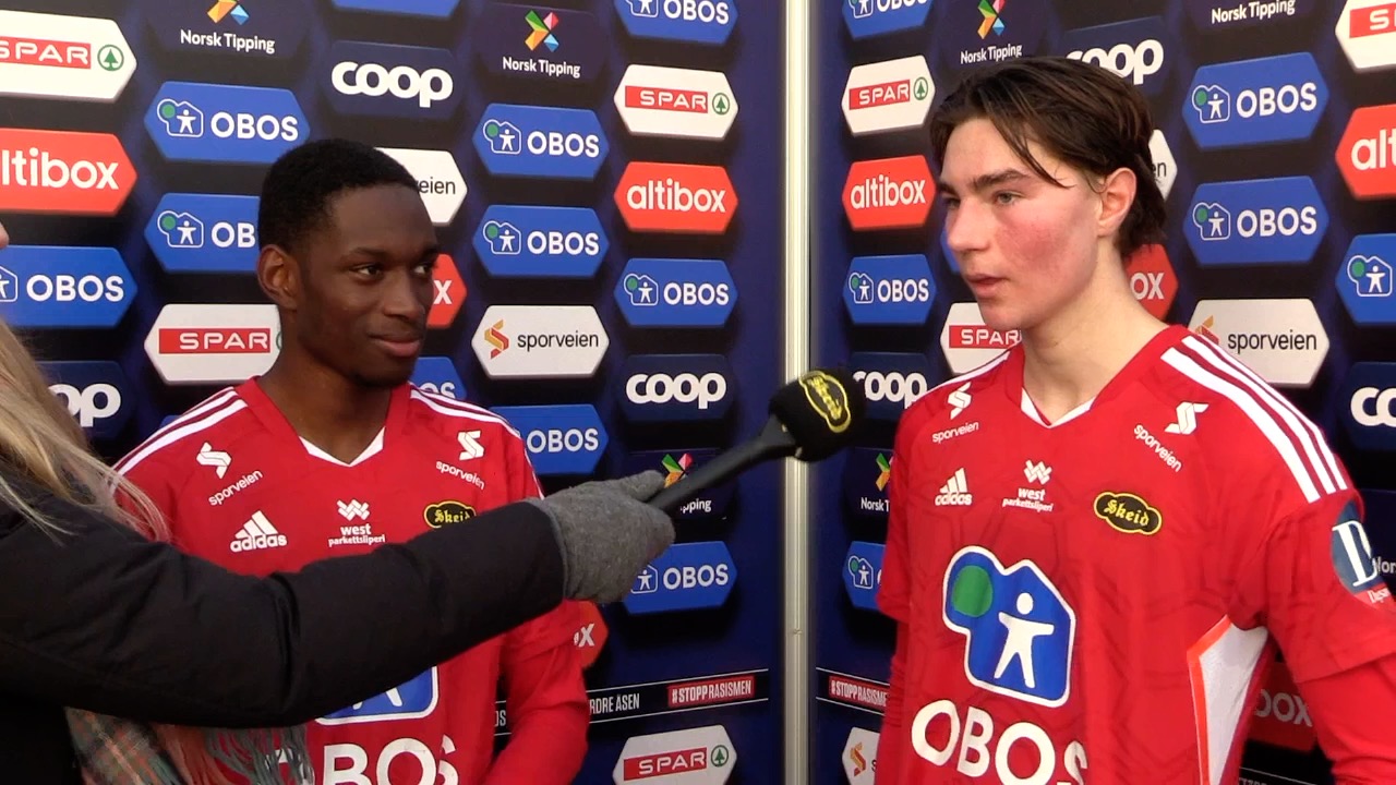 Ousmane og Simen etter Skeid - KIL